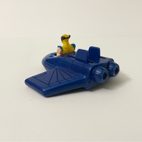 1996 Marvel X-Men Wolverine Blue Plastic Toy Vehicle - Picture 3 of 12